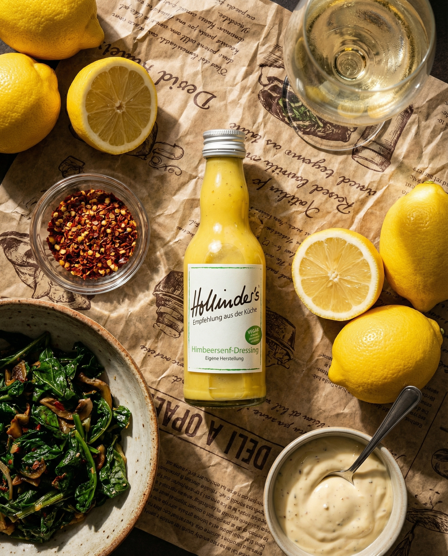 Himbeersenf Dressing